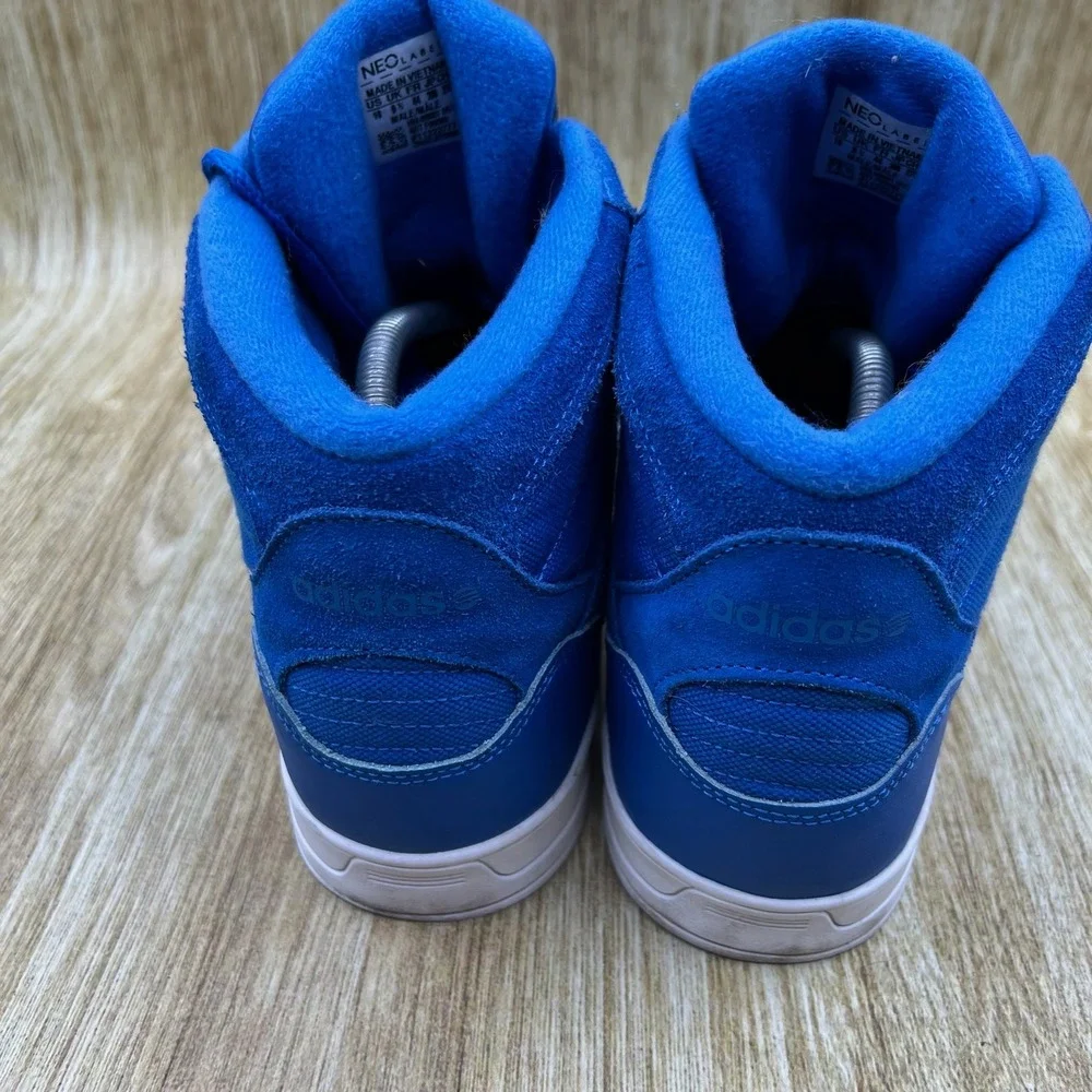 Adidas Neo Raleigh Mid Men's Size 10 Blue High Top Suede Sneakers F99089